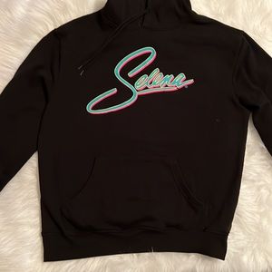 Selena Quintanilla Official Merch Black Hoodie